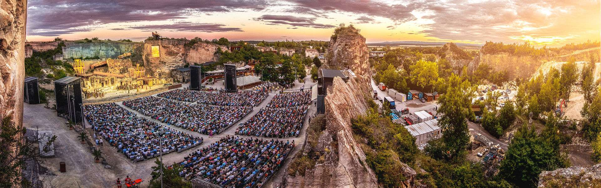 Wien und Oper im Steinbruch